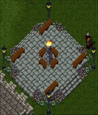 The Newly-Repaired Fire Monument