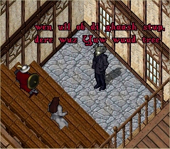 Mu'grak Tests the Acoustics at the New Town Hall