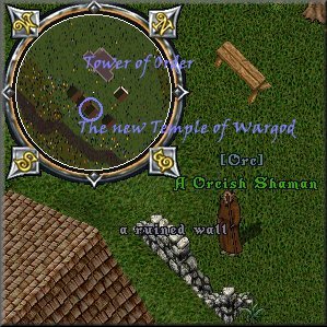 The Orc Ruins and location of Temple of Wargod