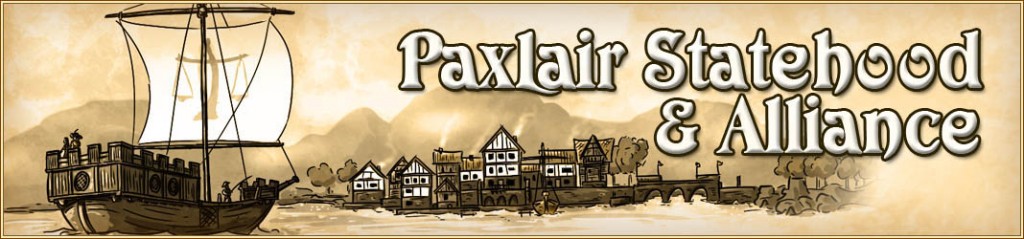 PaxLair Statehood and Alliance Kingsport (SotA) Banner (Feburary 10, 2014) Art by Ashlynn